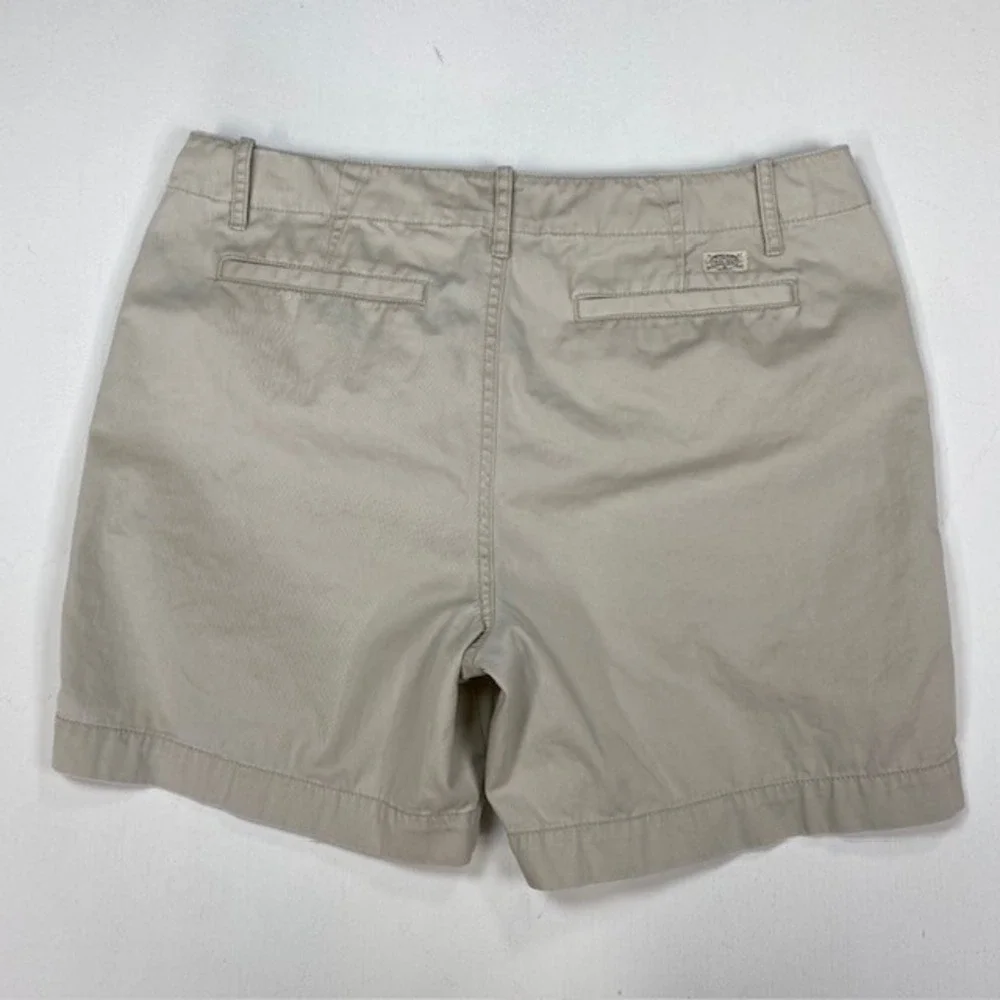 Lauren Jeans Co Ralph Lauren Womens 10P Khaki Chino Shorts‎ Tan Cotton Petite